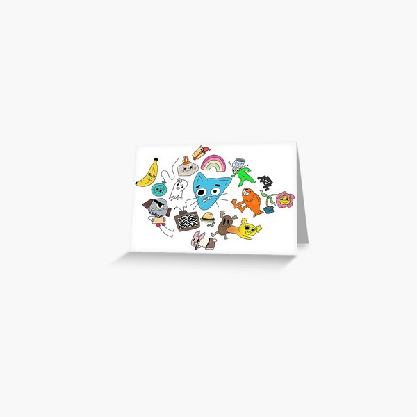 Gumball Family Greeting Card by Cholil Jr