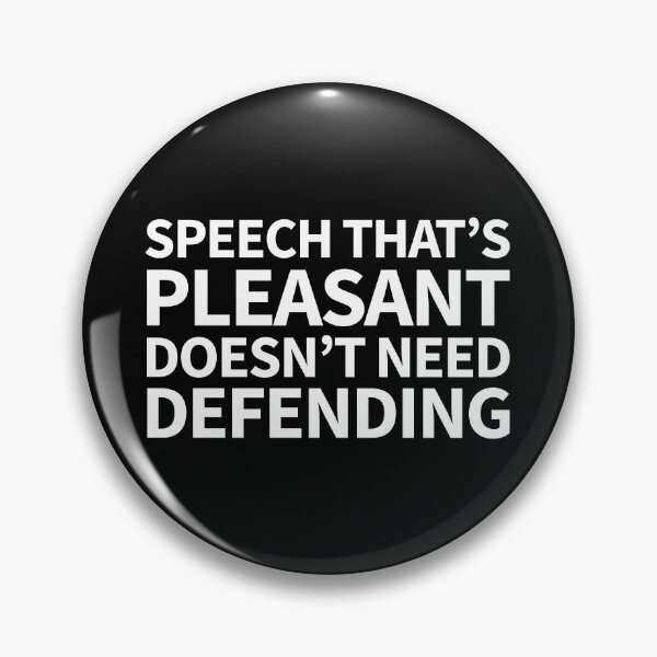 Item preview, speech that's pleasant doesn't need defending designed and sold by QuoteSpirations.