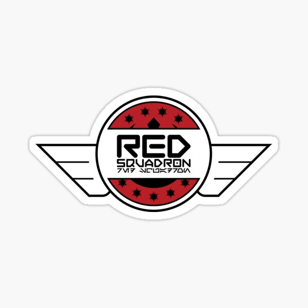 Vista previa del artículo con la obra «Logotipo del Escuadrón Rojo (invertido)», diseñado y vendido por DS-181-3.