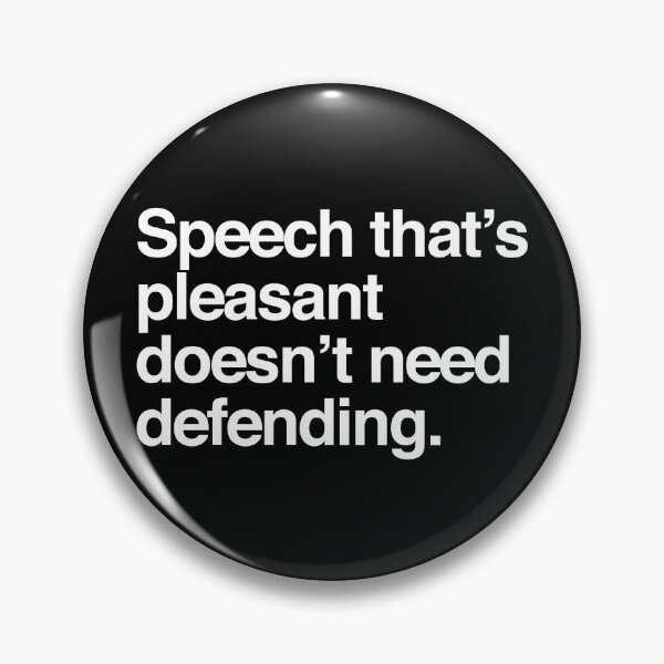 Item preview, speech that's pleasant doesn't need defending designed and sold by QuoteSpirations.