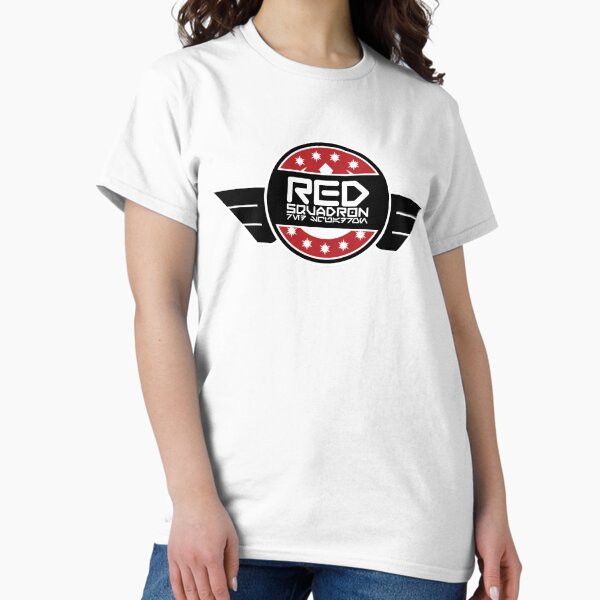 Vista previa del artículo con la obra «Logotipo del Escuadrón Rojo», diseñado y vendido por DS-181-3.