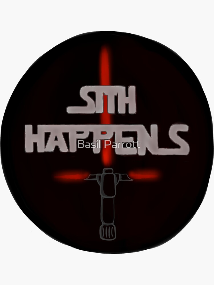 Imagen 3 de 3, Pegatina con la obra Sith sucede con Kylo Ren Saber, diseñada y vendida por frillytough.