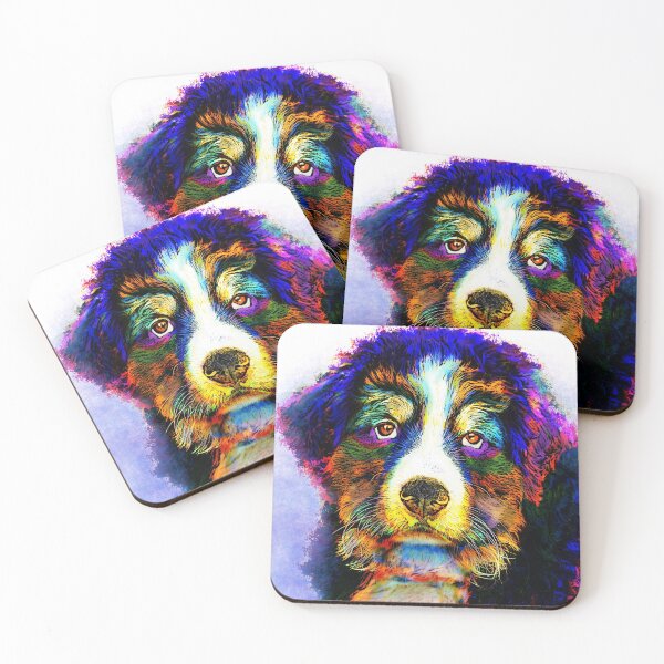 Item preview, Multicolor Bernese Mountain dog 157 designed and sold by artbylucie.