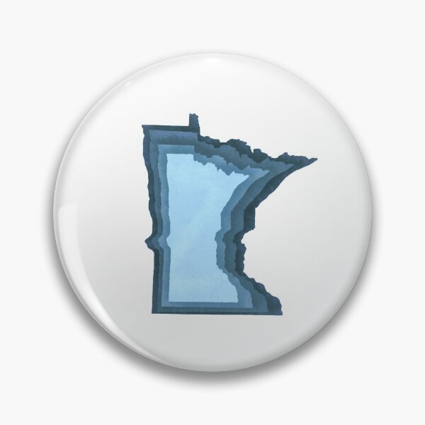 Item preview, MINNESOTA STATE || Layered Blue  designed and sold by TheRaineFox.