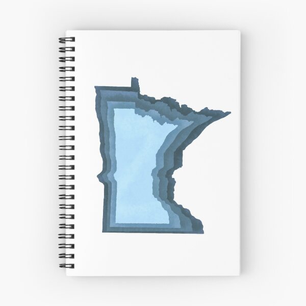 Item preview, MINNESOTA STATE || Layered Blue  designed and sold by TheRaineFox.