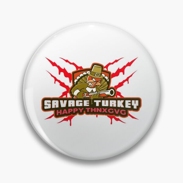 Item preview, SAVAGE THANKSGIVING TURKEY designed and sold by SnazzyBat.