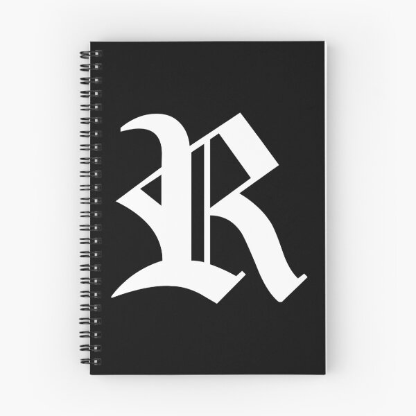Item preview, R – Old English Initial White Letter R designed and sold by Typeglyphs.