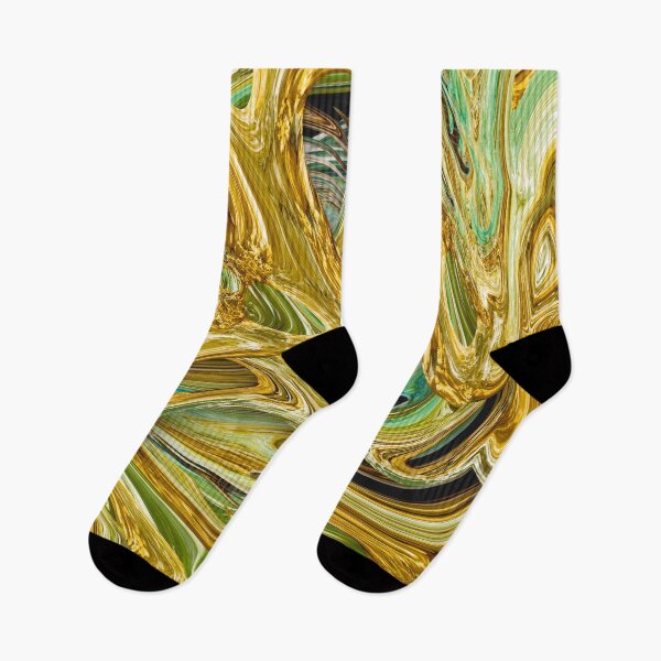 Item preview, Liquid gold natural abstract painting designed and sold by Wolka.