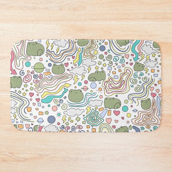 Item preview, Colored Frog Pattern designed and sold by viv-trinh.