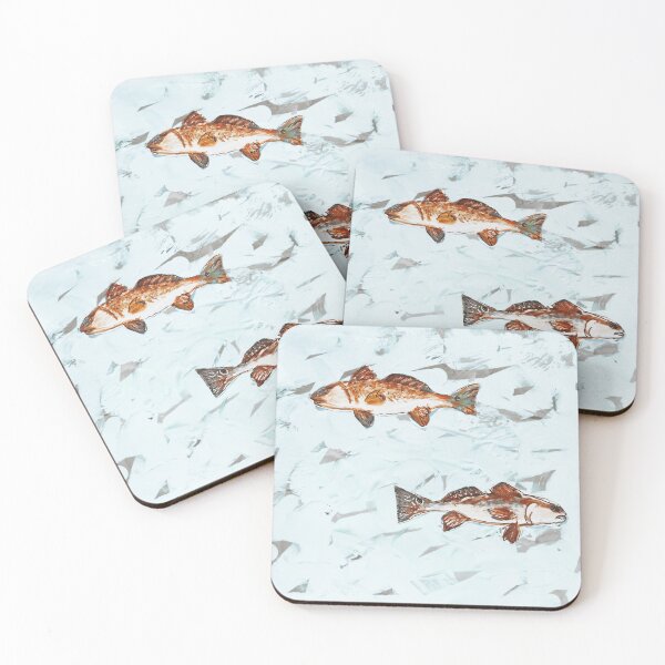 Item preview, Redfish White Background  designed and sold by N2THEBLUE.