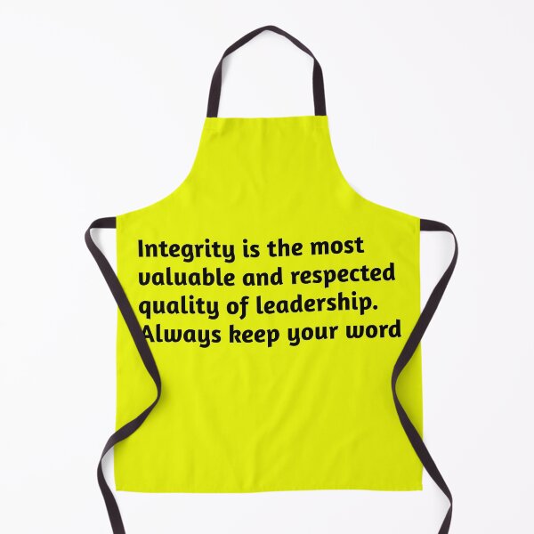 Item preview, Integrity is the most valuable and respected quality of leadership. Always keep your word. Motivational Quote designed and sold by amrmab.
