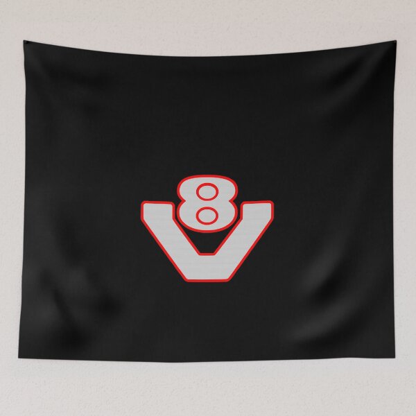 Item preview, V8 Brushed Silver Red designed and sold by ScaniaTrucks.