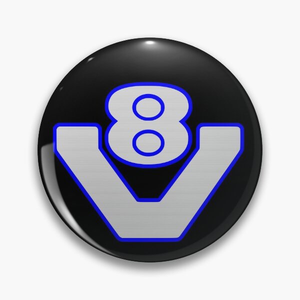 Item preview, V8 Brushed Silver Blue designed and sold by ScaniaTrucks.