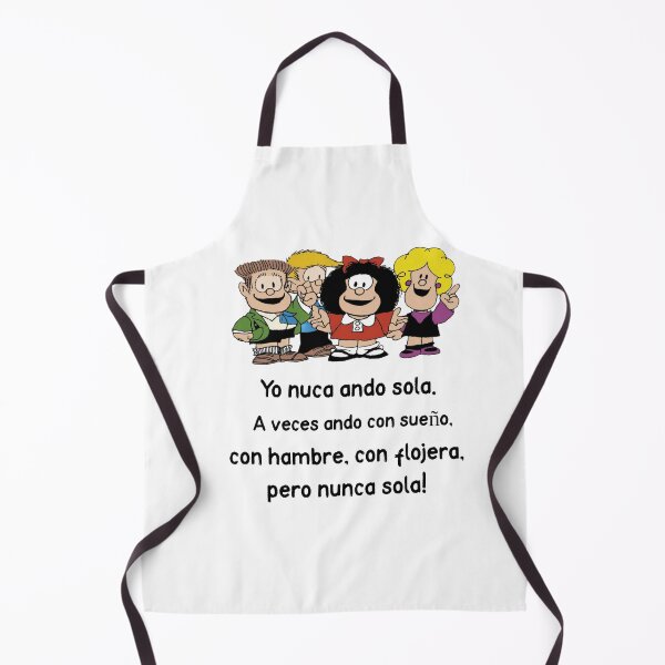 Item preview, Yo nuca ando sola funny Mafalda designed and sold by Elena's Shop.