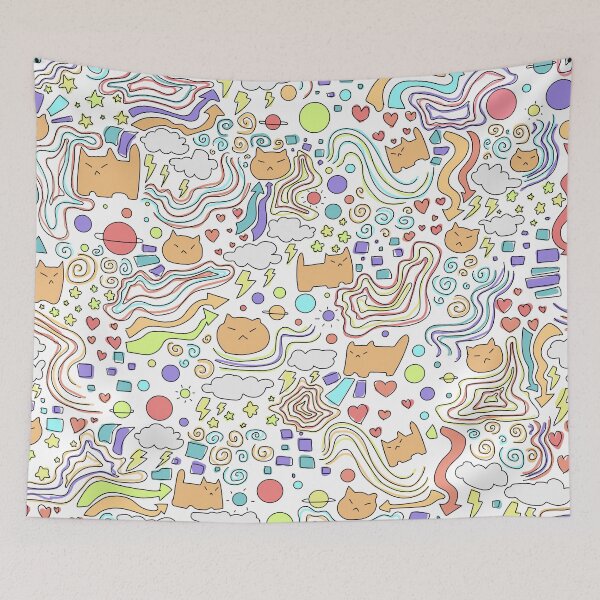 Item preview, Other Colored Cat Pattern designed and sold by viv-trinh.