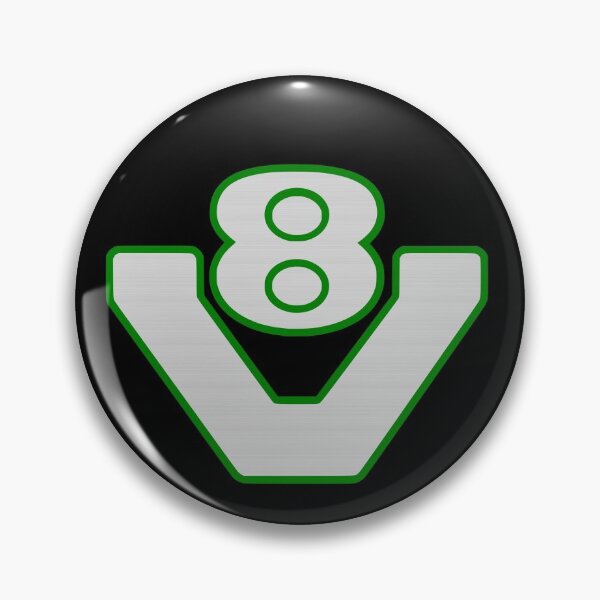 Item preview, V8 Brushed Silver Green designed and sold by ScaniaTrucks.