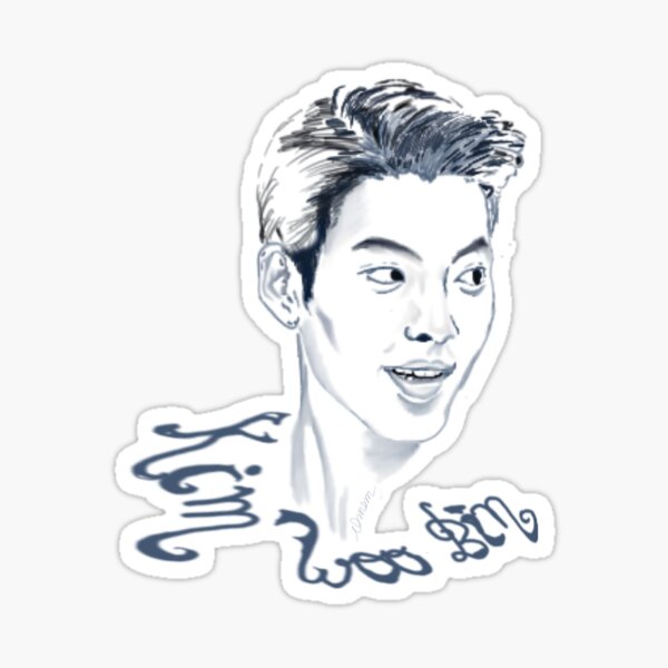 Fangirling with Kim Woo Bin Sticker