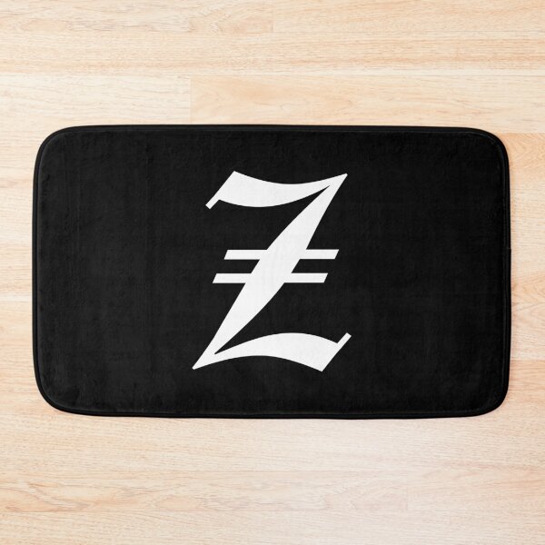 Item preview, Z – Old English Initial White Letter Z designed and sold by Typeglyphs.