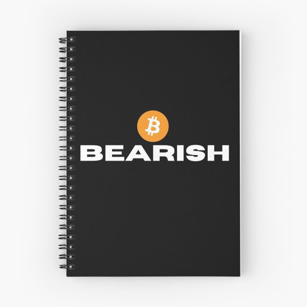 Item preview, Bitcoin Bearish - White Logo designed and sold by Scubaloppy.