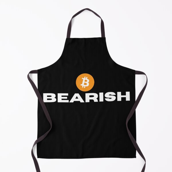 Item preview, Bitcoin Bearish - White Logo designed and sold by Scubaloppy.