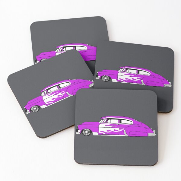 Item preview, American Lowrider. Purple. White Flames. designed and sold by shirtdan.