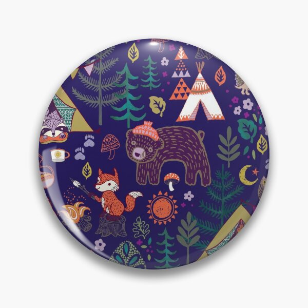 Item preview, Woodland Campout Pattern designed and sold by Janet Broxon.