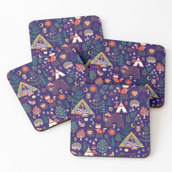 Item preview, Woodland Campout Pattern designed and sold by Janet Broxon.