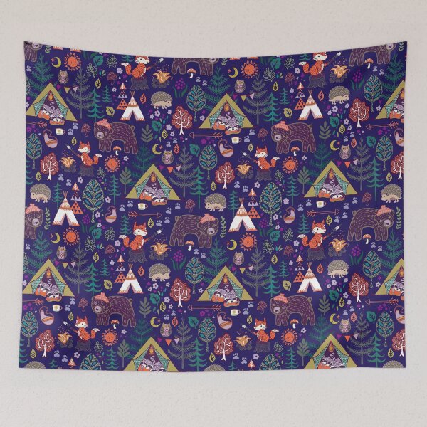 Item preview, Woodland Campout Pattern designed and sold by Janet Broxon.