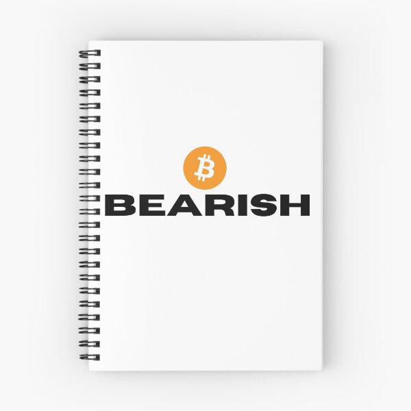 Item preview, Bitcoin Bearish - Black Logo designed and sold by Scubaloppy.