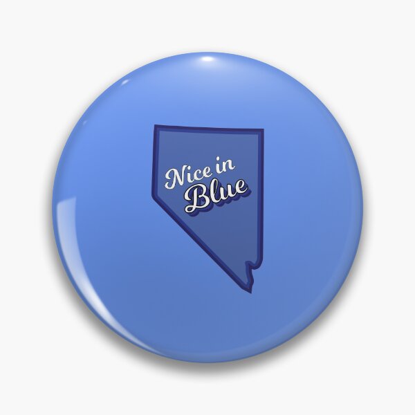Item preview, Nevada is nice in blue designed and sold by twicetrader.