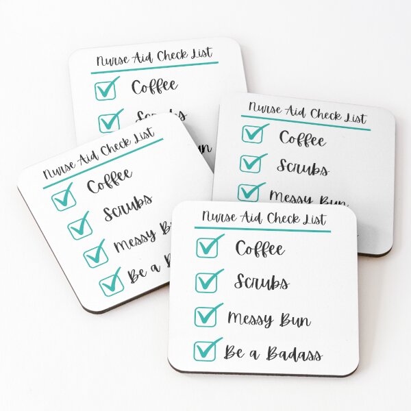 Item preview, Nurse Aid Check List designed and sold by TheCuteCreation.