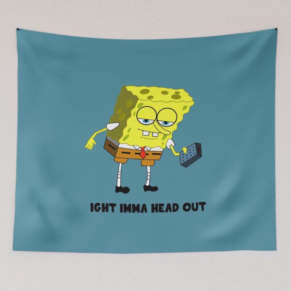 Item preview, Spongebob Ight Imma Head Out designed and sold by Omegae.