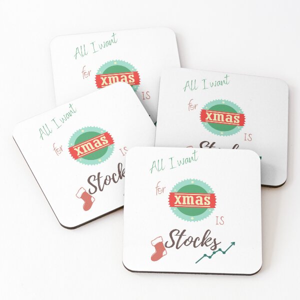 Item preview,  All I want for christmas ( xmas) is stocks designed and sold by FourNuns.