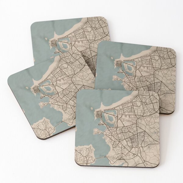 Item preview, Mapa de Saint-Malo Sepia designed and sold by CPTVDesign.