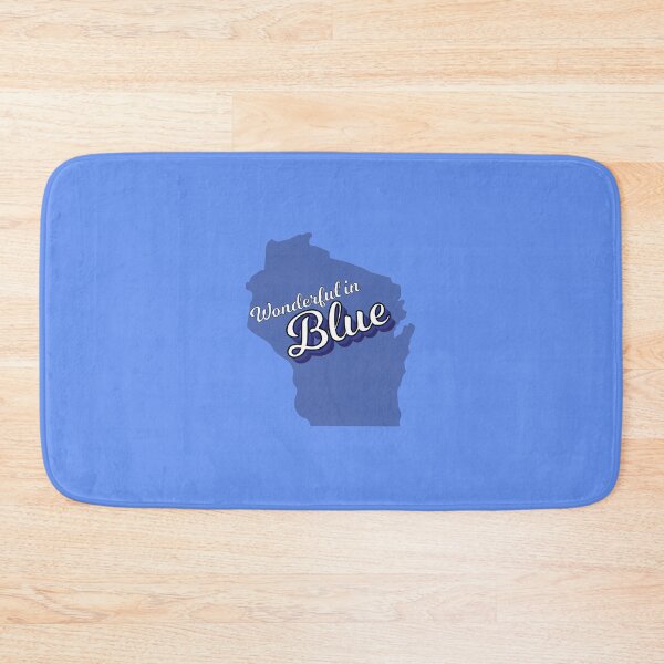 Item preview, Wisconsin is wonderful in blue designed and sold by twicetrader.