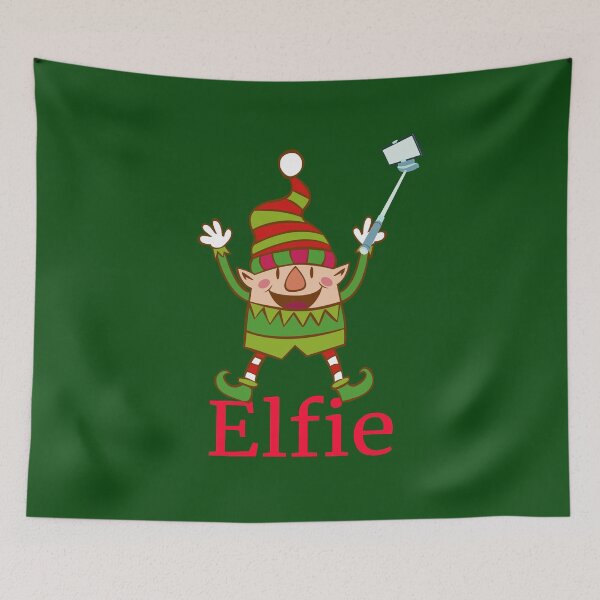 Item preview, Silly Elf Taking An Elfie At The North Pole designed and sold by walkingrock.