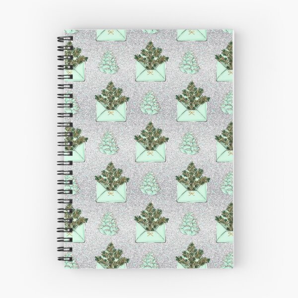 Item preview, Mint + Silver Xmas Patterns designed and sold by adortopia.