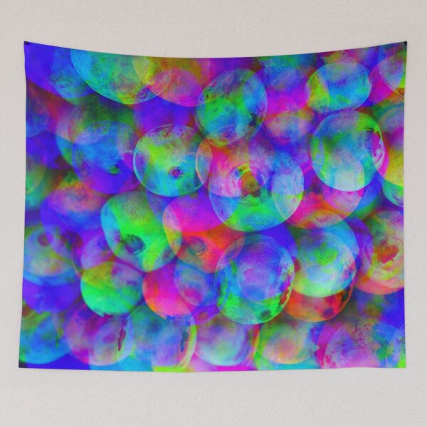 Item preview, Cool Trippy Blueberries Kaleidoscope designed and sold by StayCuztom.