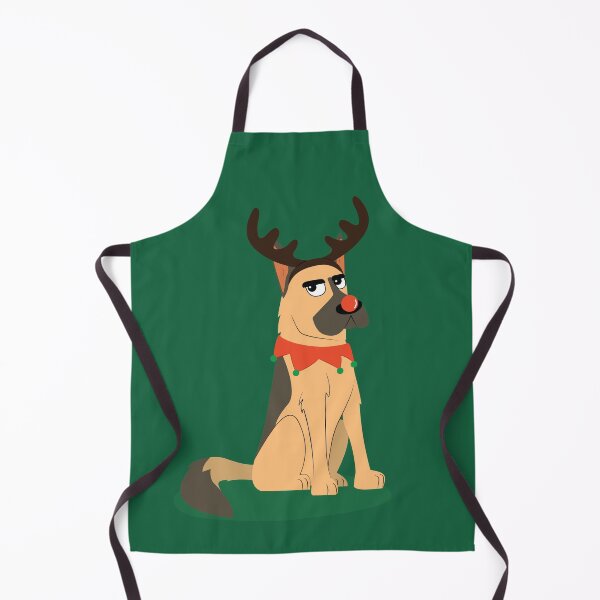 Item preview, Meh-rry Christmas Shepherd Dog designed and sold by cartoonbeing.