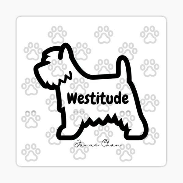 The Westitude Footsteps Sticker