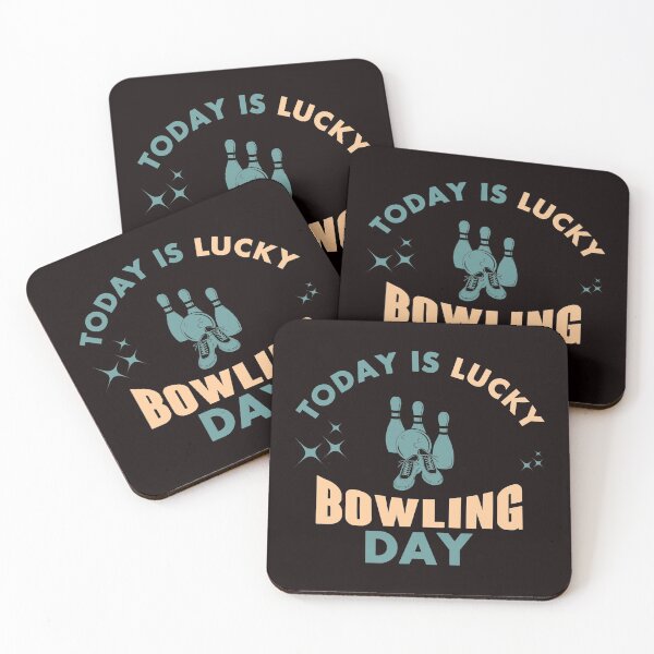 Item preview, Today Is Lucky Bowling Day - Cooling Bowling Equipments and Text Graphics Gift Ideas designed and sold by leo121687.