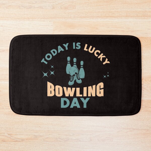 Item preview, Today Is Lucky Bowling Day - Cooling Bowling Equipments and Text Graphics Gift Ideas designed and sold by leo121687.