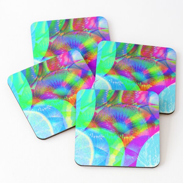 Item preview, Cool Trippy Citrus Fruit Slices and Kiwis designed and sold by StayCuztom.