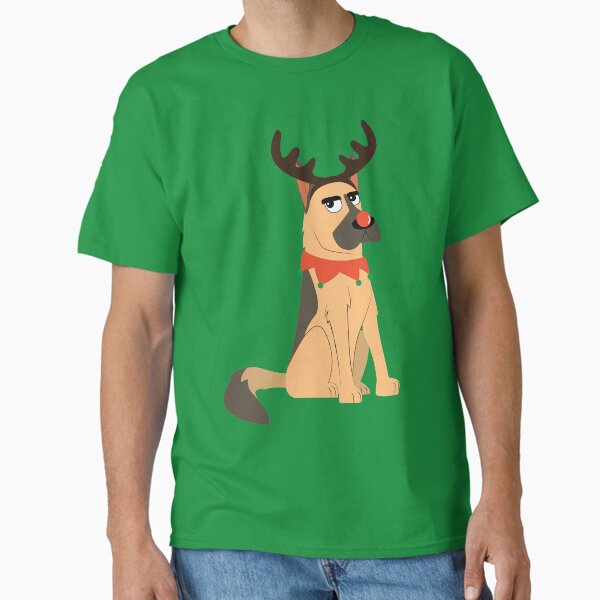 Meh-rry Christmas Shepherd Dog Classic T-Shirt