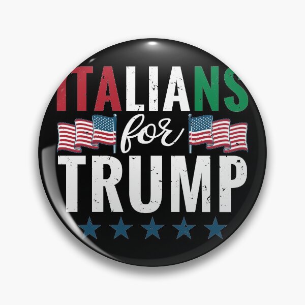 Item preview, Retro Vintage Italians For Trump designed and sold by jcorres.