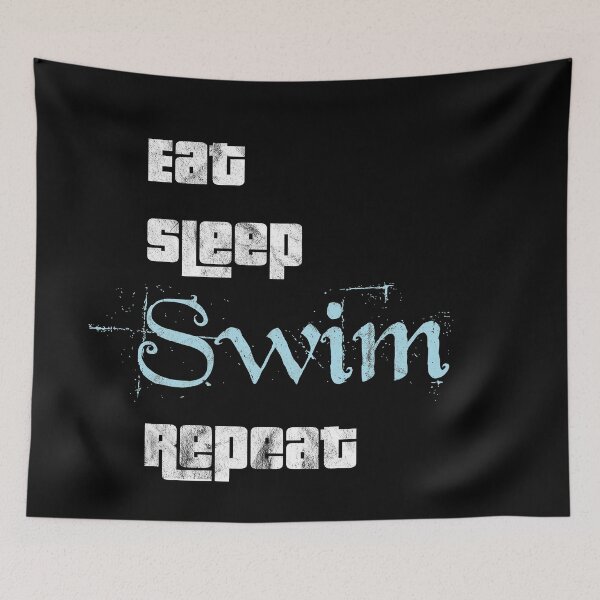 Item preview, Eat Sleep Swim Repeat designed and sold by Beefytee.