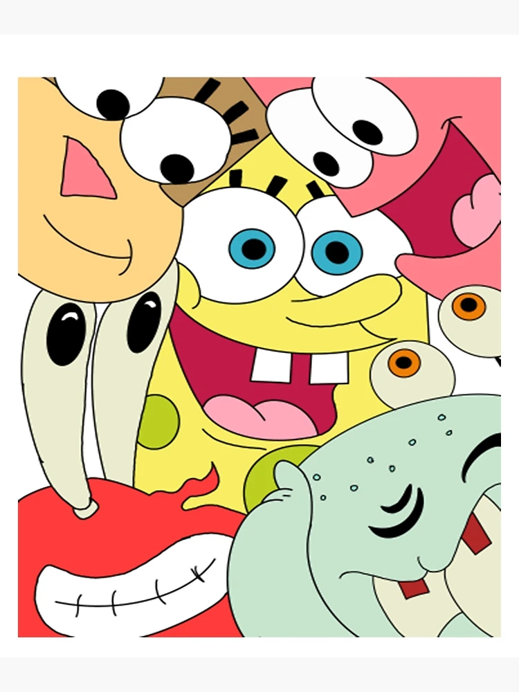 Spongebob Sponge Squad Poster for Sale by Omegae