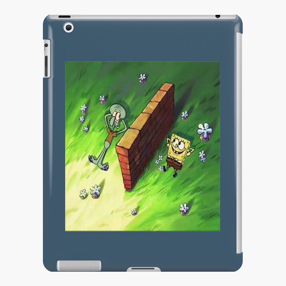 Spongebob Spongebob And Squidward And A Wall Ipad Case And Skin For Sale By Omegae Redbubble