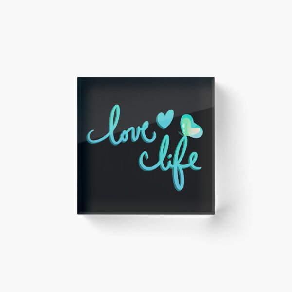 Item preview, Love Life Blue Gradient designed and sold by avacado-designs.