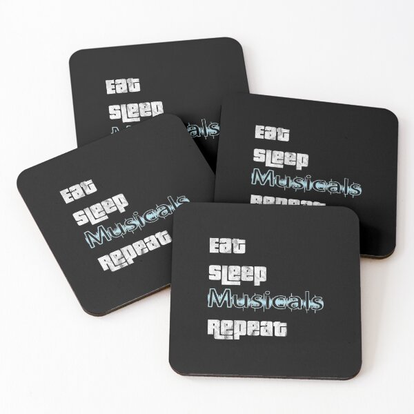 Item preview, Eat Sleep Musicals Repeat designed and sold by Beefytee.